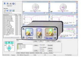 Analizator wektorowy MegiQ VNA-0460e 400MHz – 6GHz 2½-portowy VNA z Bias Generatorem