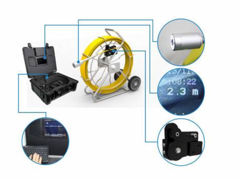 Kamera inspekcyjna do kanalizacji i rurociągów WPS-716CDKS-C50BF Wopson