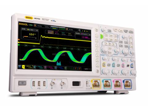 Oscyloskop cyfrowy MSO7054 Rigol - 4 ch, 500MHz, 10GSa/s 16-kanałowy analizator stanów logicznych