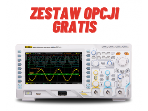 Oscyloskop cyfrowy DS2202A Rigol 200MHz, 2 kanały seria DS2000