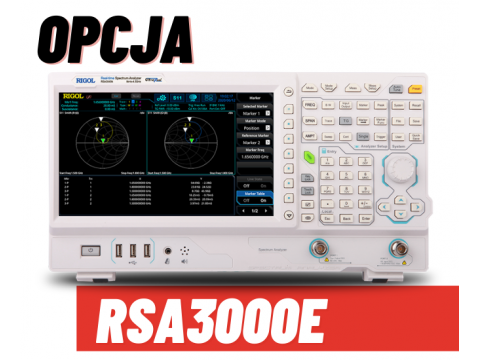 Rigol RSA3000E-AMK Zaawansowane oprogramowanie pomiarowe