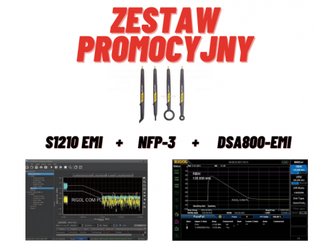 Zestaw Promocyjny do pomiarów EMI - S1210 EMI + DSA800-EMI + Sondy NFP-3