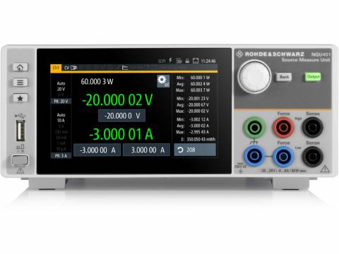 Rohde&Schwarz NGU401 Czterokwadrantowa jednostka pomiaru źródła (SMU), 60W