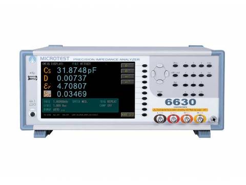 Impedance analyzers MICROTEST 6630 up to 30MHz, 0,08%