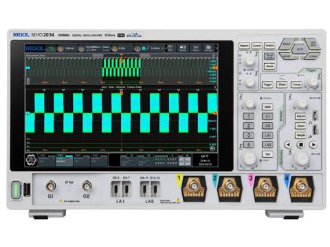 12-bit Oscyloskop RIGOL MHO2024 4CH 200MHz 2 GSa/s seria MHO2000