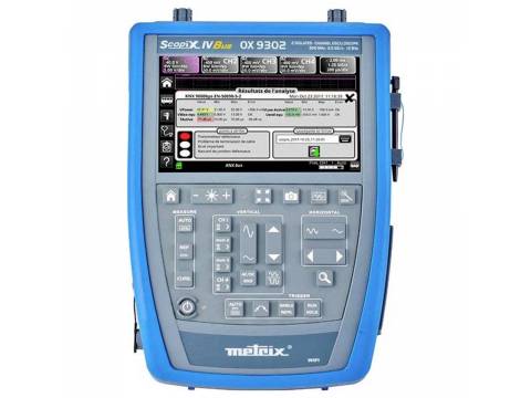 5in1 Portable oscilloscope multimeter analyser SCOPIX 4 BUS isolated channels 300MHz CHAUVIN ARNOUX