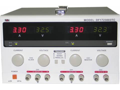 Laboratory power supply DF1723003TC NDN - 2x30V, 2x3A