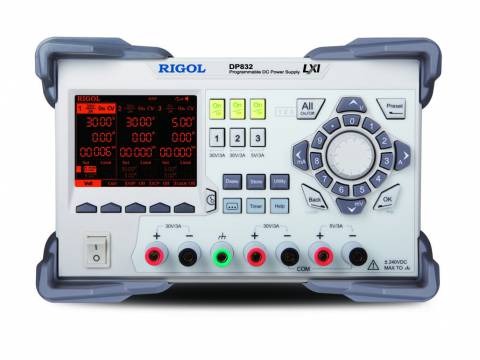 DP832 Rigol DC 195 W programmable laboratory power supply, 3 channels, DP800 series