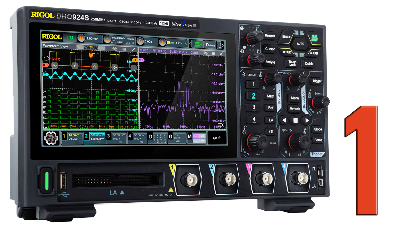 Rigol DHO924S w praktyce: parametry i możliwości - 1/3