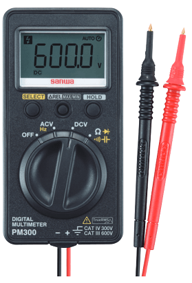 SANWA PM300 6000cyfr AC TRMS 600V Digital Multimeter