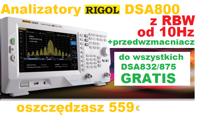 Analizator RIGOL DSA800